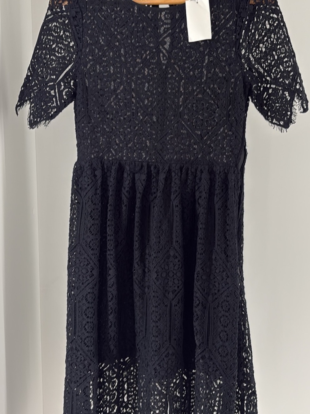 H&M Black Lace Fit-and-Flare Girls' Dress